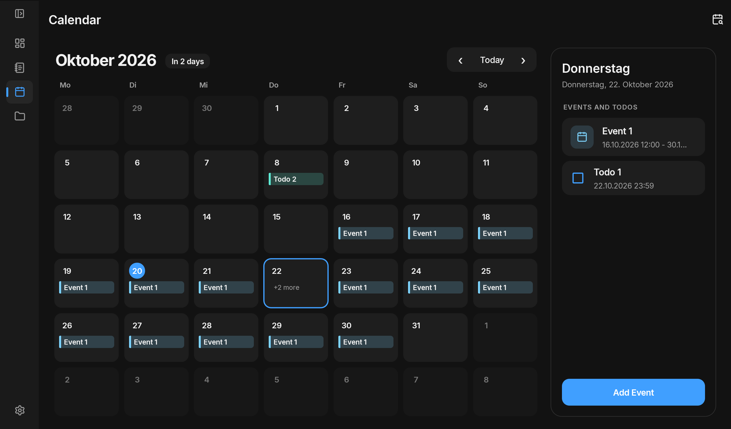 nv2 calendar